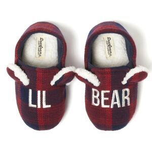 Dearfoams Cozy Comfort Kids Little Bear Classic Slippers Siz e 5/6